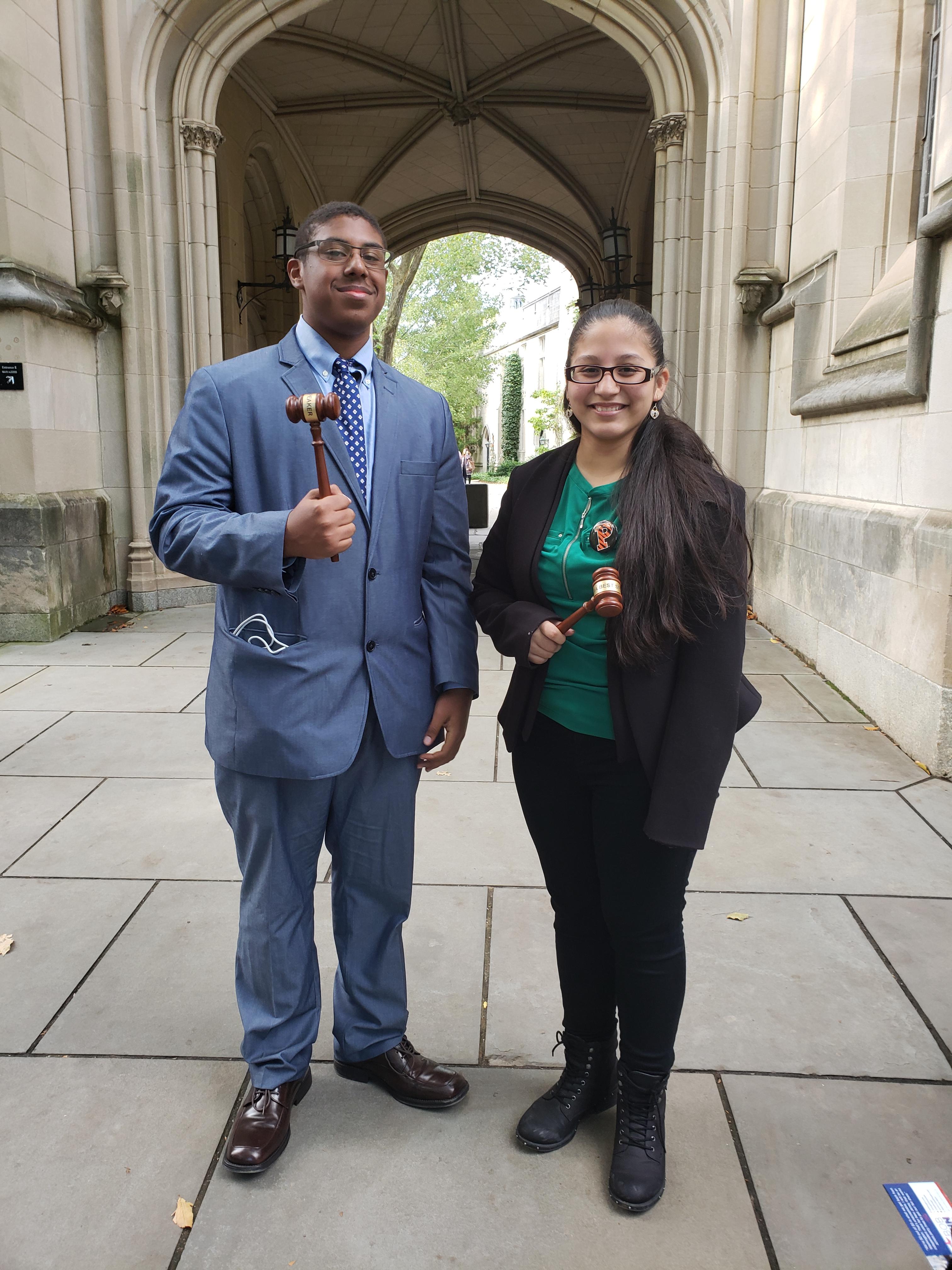 two students win gavels at the JSA Princeton events