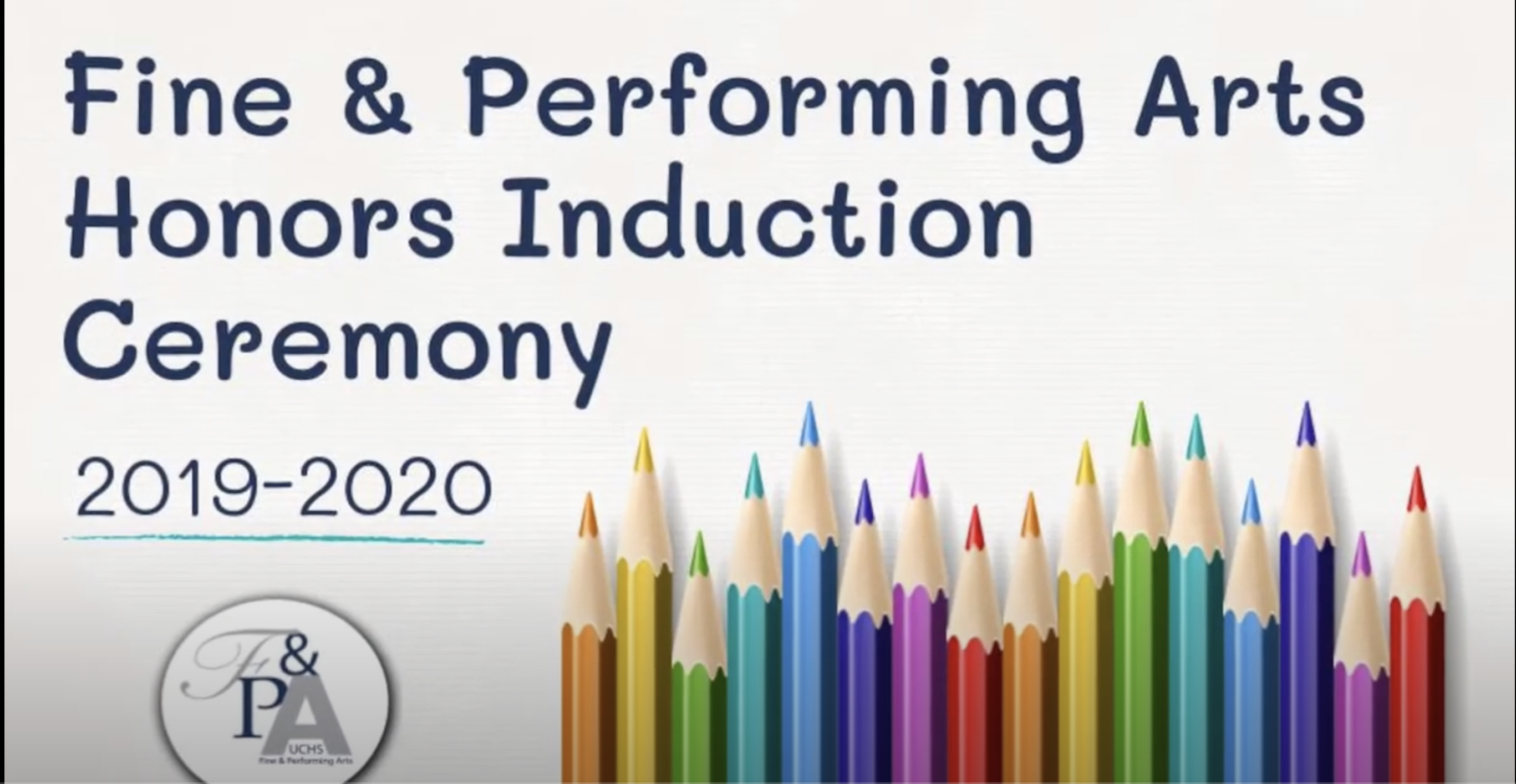 FAPA  Honor Induction Ceremony and youtube link